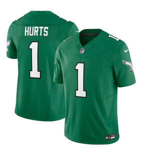 Jalen Hurts Philadelphia Eagles Nike Vapor F.U.S.E. Jersey - Kelly Green Size L